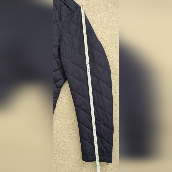 Banana Republic blue quilted jacket medium
